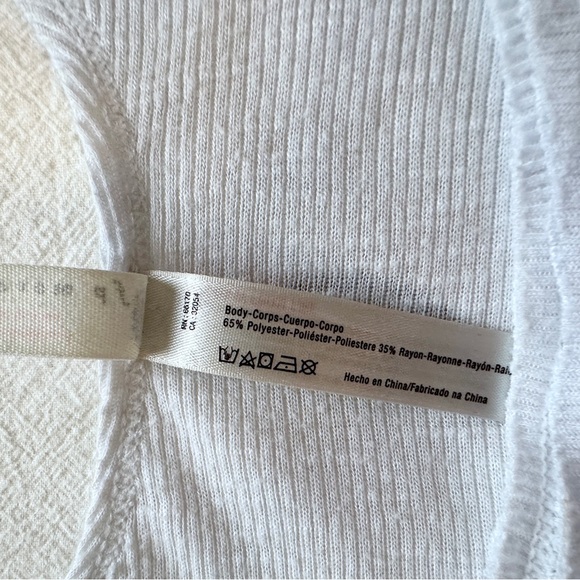 Free People Movement Lay Up Long Sleeve Tee - Light Grey/Blue - S - Picture 11 of 11